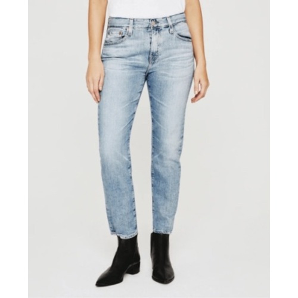 AG Adriano Goldschmied Jeans Women's 27R Ex-Boyfriend Slouchy Slim Light Wash